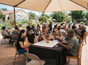 Community heat resilience planning meeting
